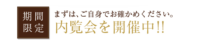 内覧会を開催中